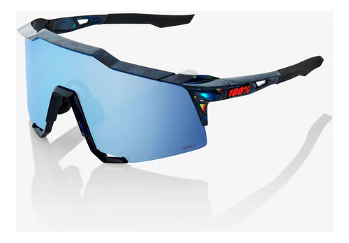 Óculos 100% Speedcraft Holographic Hiper Blue Multilayer Pro
