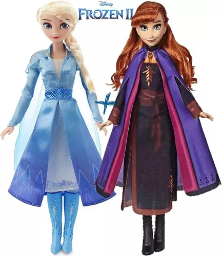 Ditudotem Boneca Articulada Anna Frozen 2 Tamanho Médio Roupas