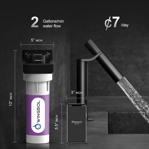 Filtro De Agua Debajo Del Fregadero Nsf/ansi 42, Reduce...
