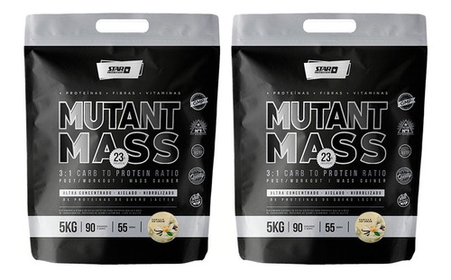 Mutant Mass  Star Nutrition 2 X 5 Kg Ganador De Peso Adn