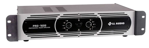 Amplificador De Potência 400w 4 Ohms Pro 1600 Ll Audio