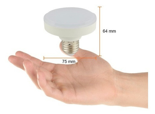 Imagen 4 de 6 de Foco Circular Tecnolite 9w E27 6500k