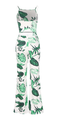 Conjunto De Pantalones Cortos De Verano Con Estampado Sin Ma
