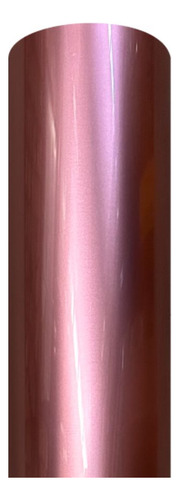 Vinil Textil Colortex Metalico Mirror Flex 50 Cm X 1 Mts Color Gold Rose Espejo