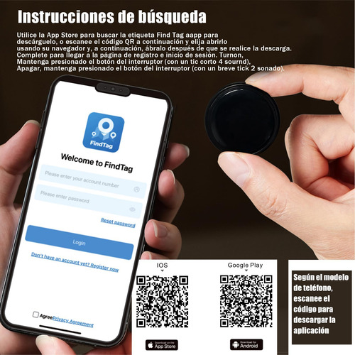 Gps - Find Tag, Localizador Gps Para Llaves, Cartera,