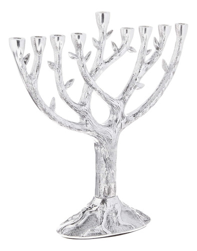 Menorah Hanukkah Texturizada Tree Of Life De Rite Lite...