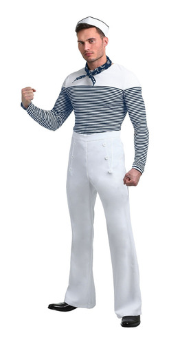 Disfraz Talla Grande 2x Para Hombre De Marinero Halloween | Envío gratis Disfraz Talla Grande 2x Para Hombre De Marinero Halloween | Envío gratis