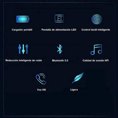 Auriculares Bluetooth F9 Tws Inalámbricos Premium Sound