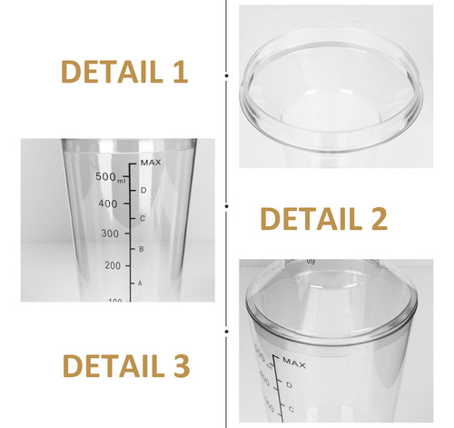 Coctelera Transparente Para Preparar Té Con Leche Y Té, Bar