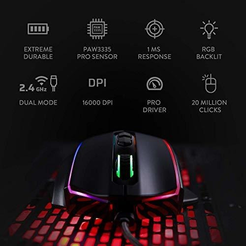 K596 Teclado Mecanico Inalambrico Para Juego M686 Raton