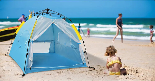 Tienda De Campaña De Playa Para Bebé Con Piscina, Protección