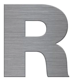 Letras A Z 55mm Acero Inoxidable Puerta Letrero Cartel Calle