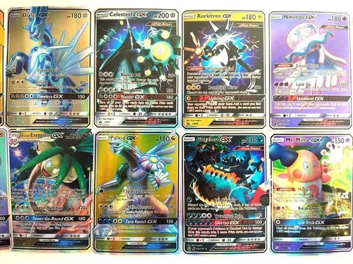 Kit 40 Cartas Pokemon GX Não Repetidas