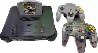 Consola Nintendo 64 + 2 Controles + Mario Kart Original