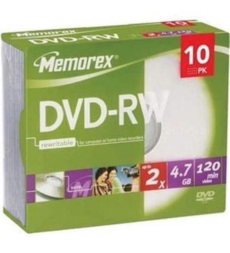 Memorex Dvd-rw 4.7gb Regrabable 