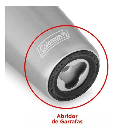 Copo Térmico Com Tampa 600ml Coleman Inox O Original