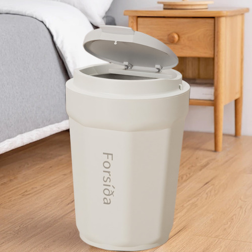 Bote De Basura De Plástico Con Forma De Taza De Café De 3.1