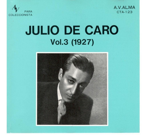 Cd Japonés Julio De Caro - Vol. 3 (1927)