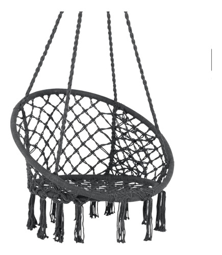 Hamaca Columpio De Macramé Con Cuerda De Algodón For Jardín