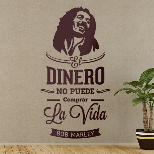 Vinilo Para Pared - Frase - Bob Marley