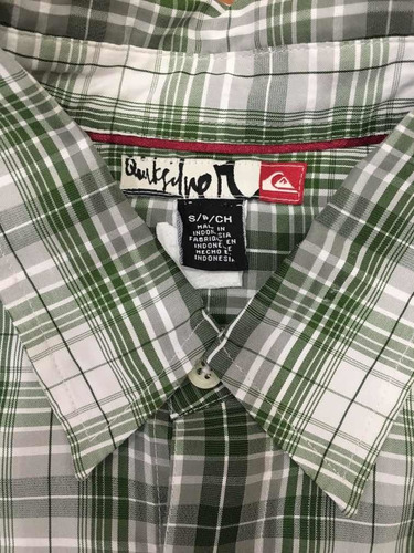 Camisa Quicksilver Para Caballeros, Original, Talla S (Usado)