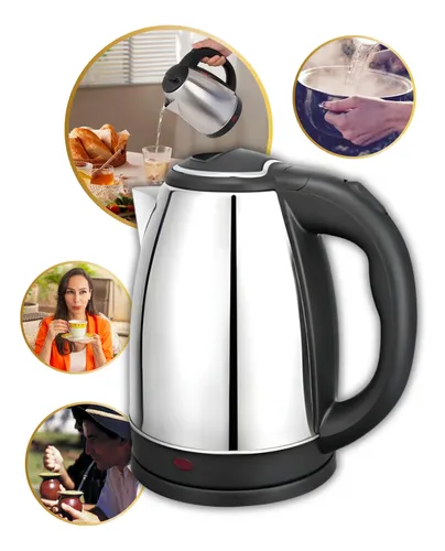 Chaleira Elétrica Inox Chá Café Chimarrão Jarra Automática Aço Inoxidável  220v