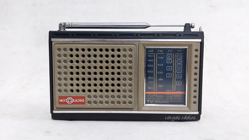 Radio Motoradio 3 Faixa Am-fm Portátil  Clássico Anos 70 80 