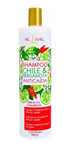 Shampoo Anti Caida De Chile  Nekane 960ml 1pza