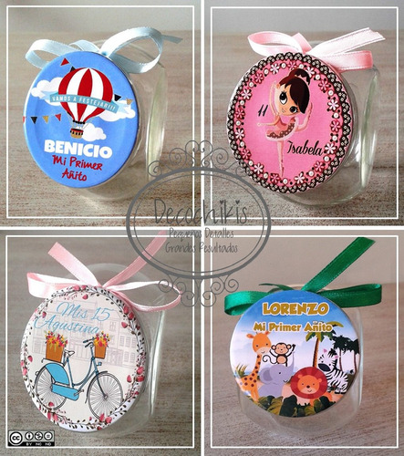 Caramelera Personalizada Souvenir ! 15 Infantiles Bodas