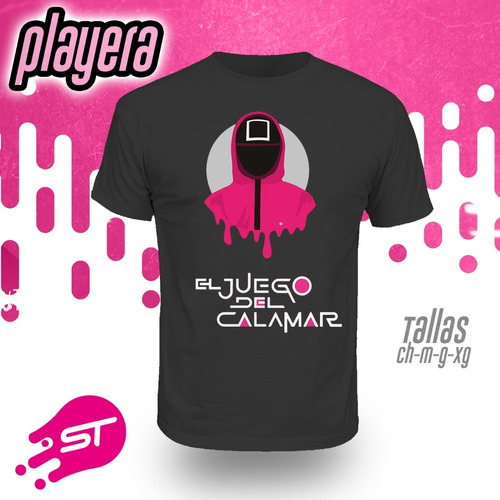 Playera El Juego Del Calamar Con Envio  Cala-006