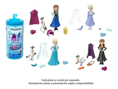 Frozen Muñeca Sorpresa Snow Color Reveal Hmb83