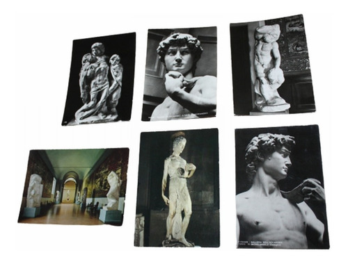 Lote Postales De Florencia Galleria Dell` Accademia