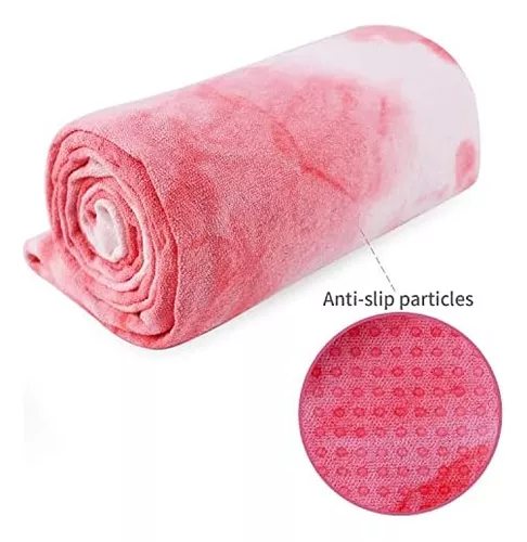 Juqe Yoga. Pink Non-Slip Yoga Mat Towel. – JUQE YOGA