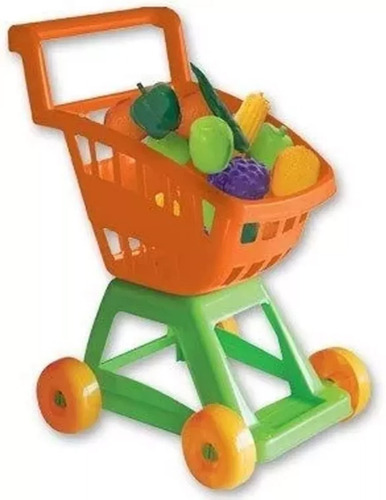 Changuito Supermercado Con Frutas Y Verduras Carrito Duravit