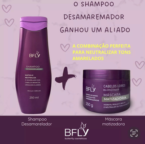 Seu Loiro Mais Vivo Com O Kit Butterfly