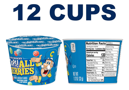 Cereal Para Desayuno Oops All Berries 1.12 Oz Paquete De 12
