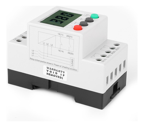 Protector De Pérdida De Fase Dfy-5, Pantalla Lcd Bajo Sobret