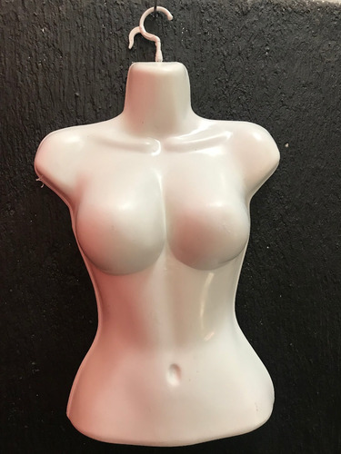 Maniqui Exhibidor Busto Dama Plastico Flexible 