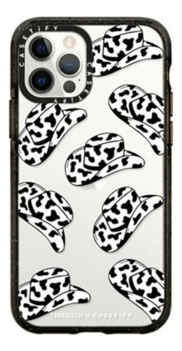 Funda Casetify Para iPhone 12/12 Pro Cowgirl Clear Black