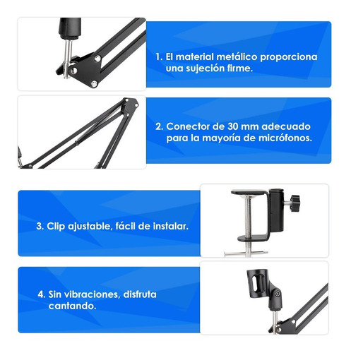 Brazo Para Micrófono Para Estudio De Grabación