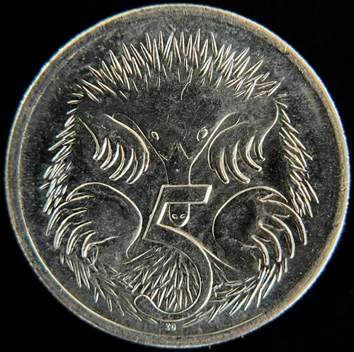 Australia, 5 Cents, 2004. Isabel Il. Sin Circular