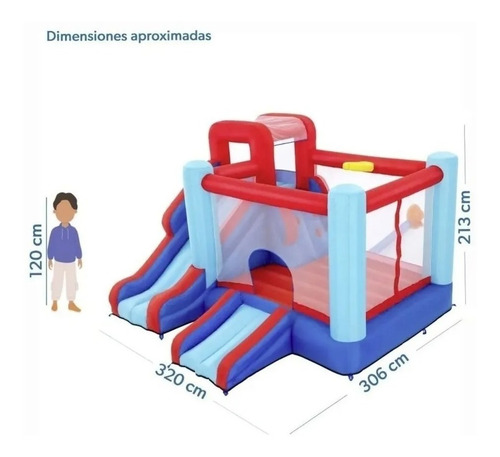 Trampolín Brincolín Inflable Bestway Parque De Diversión Em