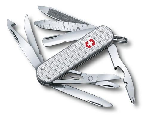 Canivete Victorinox Suíça Minichamp Alox Prata 14 Funções