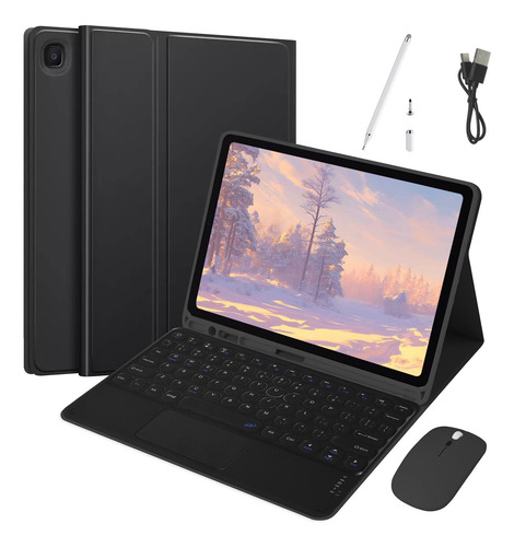 Funda Tablet Para Samsung S6 Lite 10.4 Con Lápiz Mouse