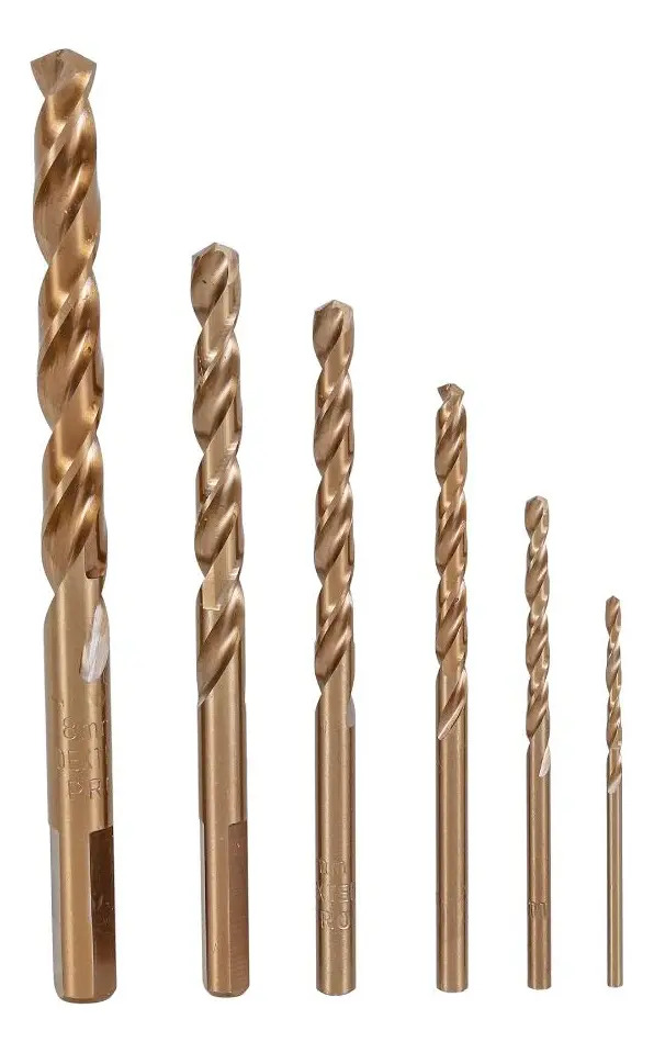 Kit Brocas Para Metal 2mm A 8mm 6 Peças Dexter Pro