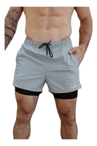 Shorts Con Calza De Hombre Ciclista Rollers Run Running 