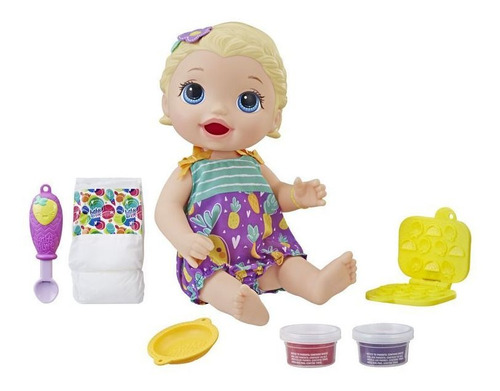 Hasbro E5841 - Boneca Baby Alive Lanchinho Divertido Loira