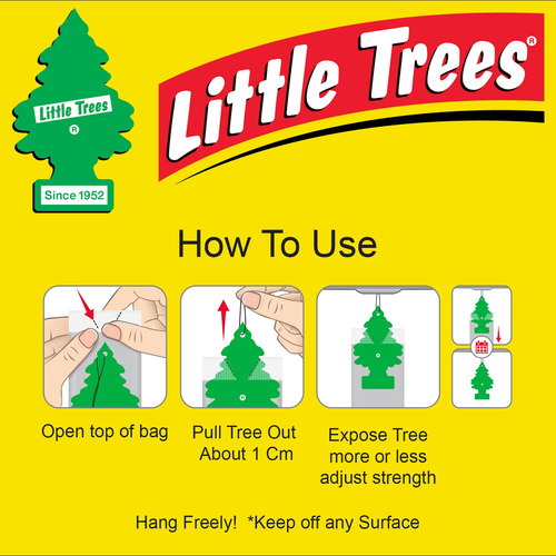 X24 Pinos Aromáticos Auto Black Ice Little Tree