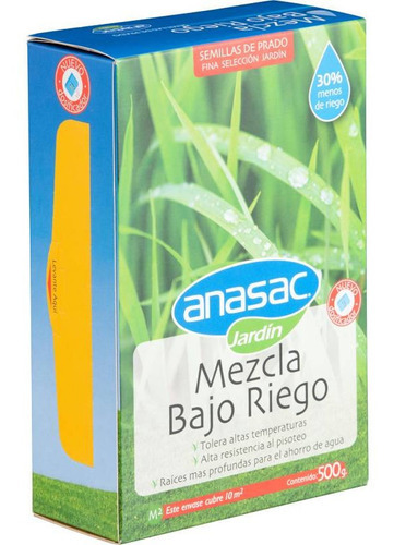 Semilla De Pasto Mezcla Bajo Riego 500 Gramos Anasac