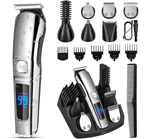 Lcd Digital Maquinas Para Cortar Cabello Cortadora Trimmer